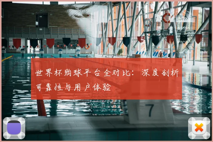 世界杯购球平台全对比:深度剖析可靠性与用户体验